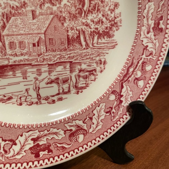 Circa 1965 Ted Transferware Plate - Picture 2 of 5